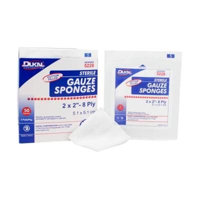 Cotton Filled Gauze Sponge 2&quot;X2&quot;