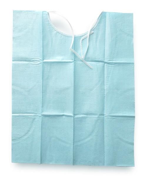 Dental PE Material Water-Proof Bib with Tie