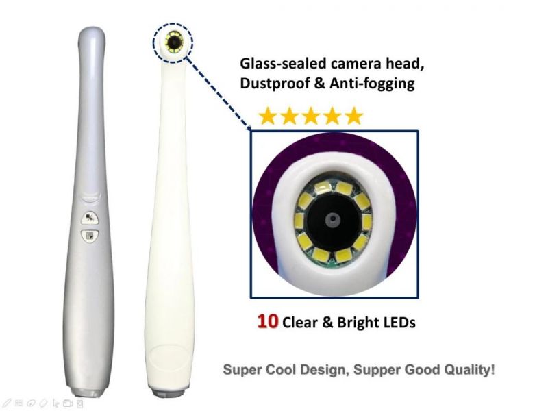 Dental Equipment 720p USB Oral Camera with Free Software Waterproof