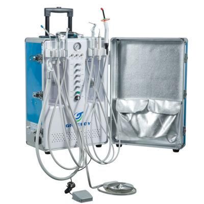 Portable Dental Unit with Air Compressor Dental Instrument for Vet