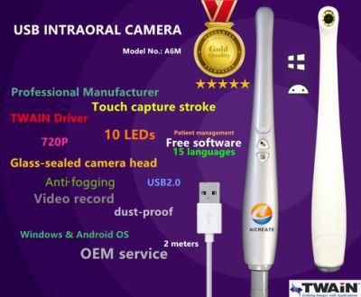 Dental Camera HD Intraoral Endoscope LED Light USB Cable Inspection