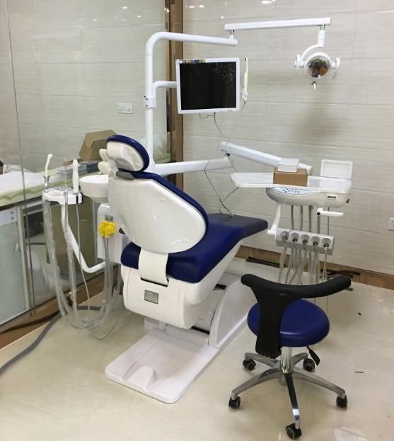 Complete Low Mounted Electric Treatment Machine Dental Chair Unit