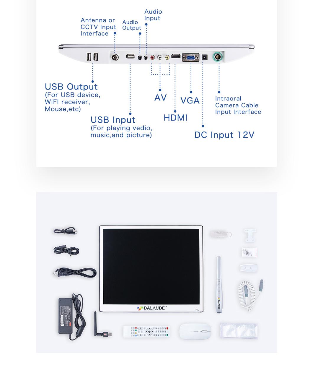 Dental Equipment Digital Dental Intraoral Cameras Mouth Watch Viewer