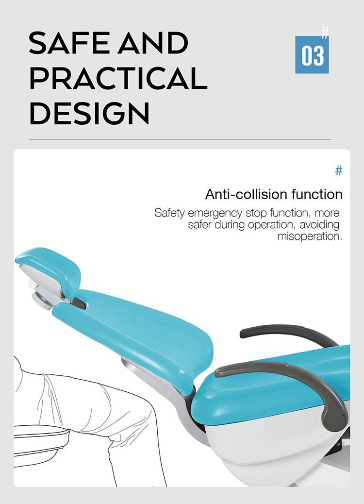 Dental Standard Secure System Clinic High Grade Safety Dental Chair