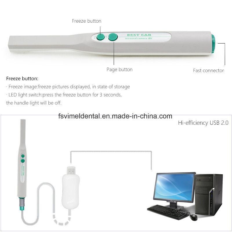 4.0mega Pixels Dental Intraoral Camera Oral PRO Imaging System USB