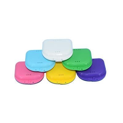 Custom Logo Box Dental Retainer Plastic Orthodontic Retainer Case for Mouth Guard Box