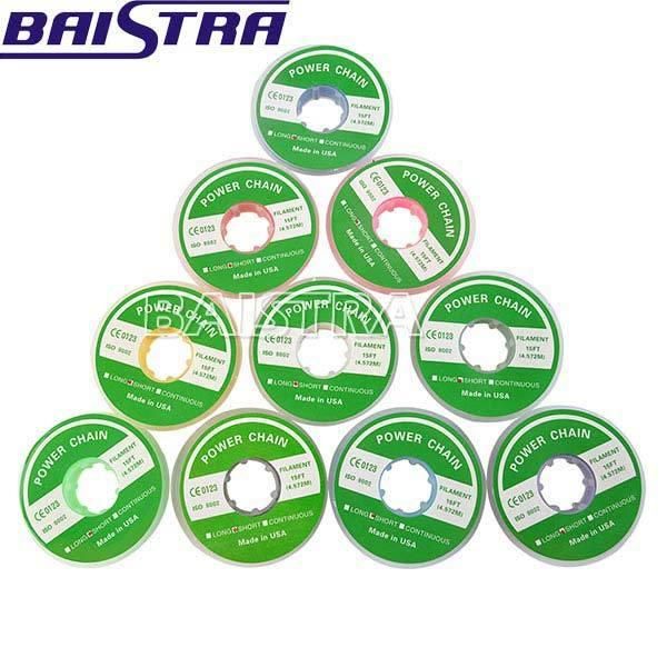 Ce Certified Wholesale Dental Products Orthodontic Elastic Chain with Different Colors