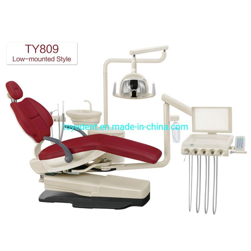 Good Digital Controlled Dental Unit with up-Mounted & Down-Mounted Tray