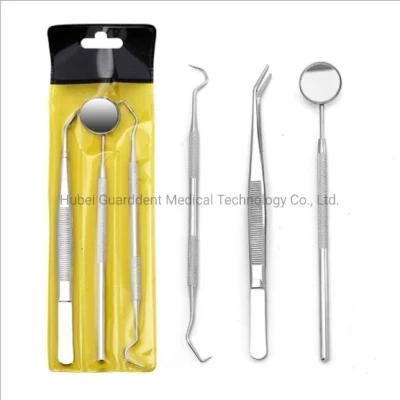 Dental Instrument Kits Factory Price Mouth Mirror/Tweezer/Probe 3 in 1 Not Plastic