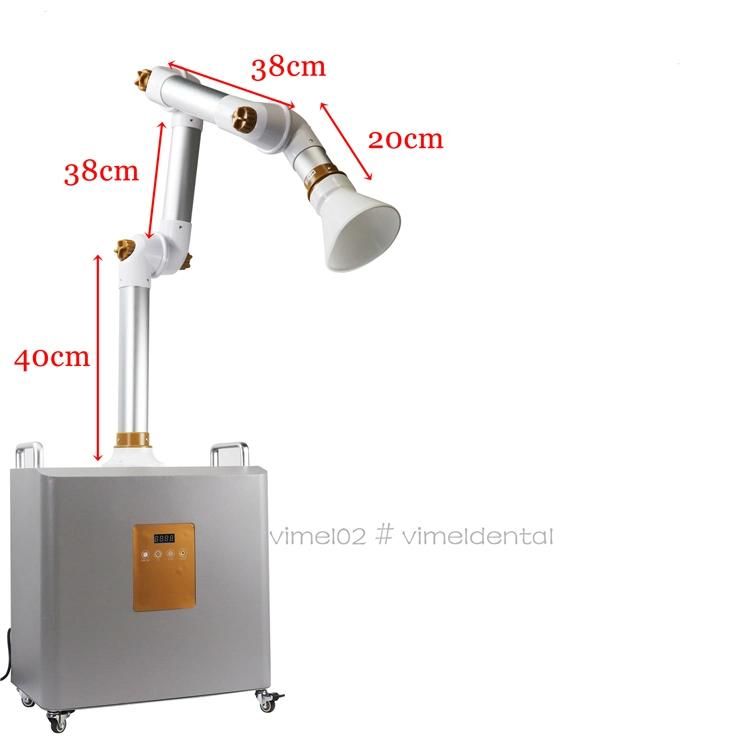 Dental Aerosol Machine Extraoral Suction System 4 Layer Filter Disinfection +UVC Ultraviolet Lamp Dental Air Purifier External Oral Extractor