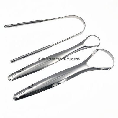 Stainless Steel Tongue Scraper Cleaner Oral Scraper Small Large Size