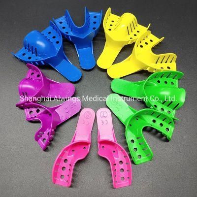 Colored Trays Dental Disposable Impression Trays for Dental Examination