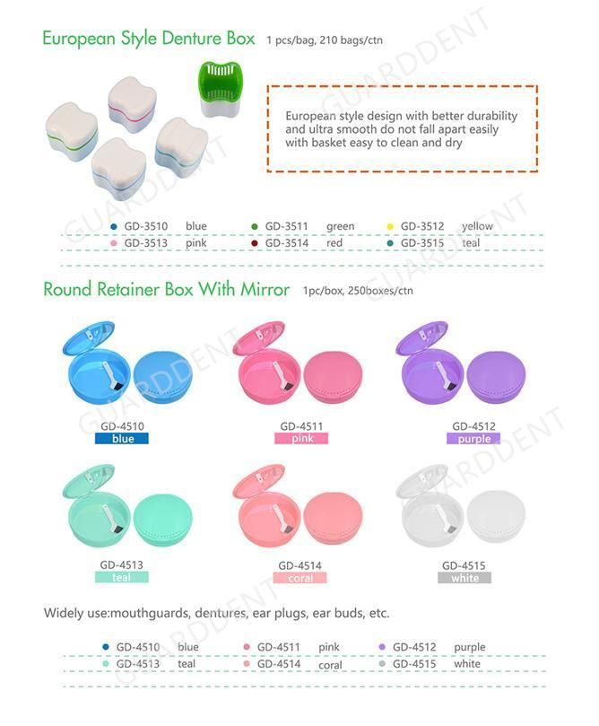 New Design Teeth Collection Plastic Baby Tooth Shape Box