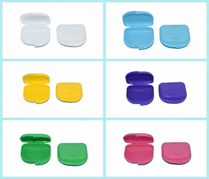 Factory Colorful Plastic Orthodontic Dental Teeth Retainer Case Aligner Storage Box