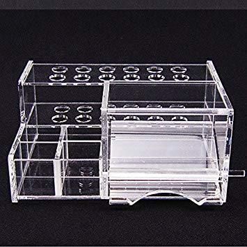 Dental Resin Syringe Organizer Holder Acrylic Placement Box