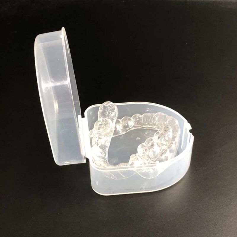 Portable Plastic Orthodontic Dental Mouth Guard Case Box