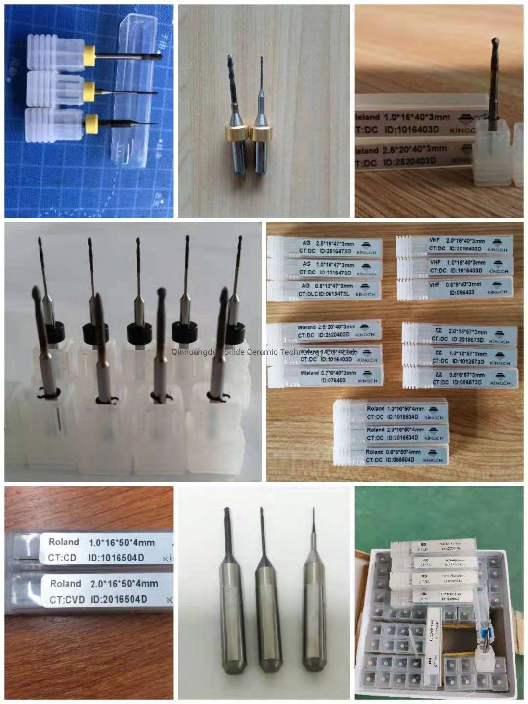 Sirona Diamond Coated Dental Milling Burs Sirona Milling Tools