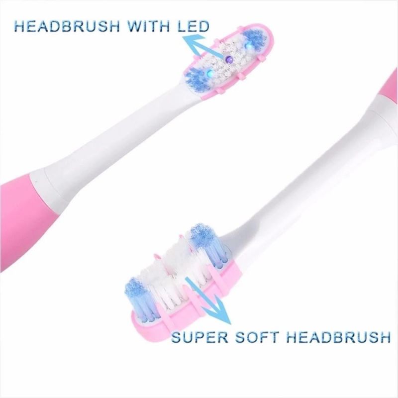 Soft Popular LED Light Sonic Electric Teeth Bleaching Toothbrush