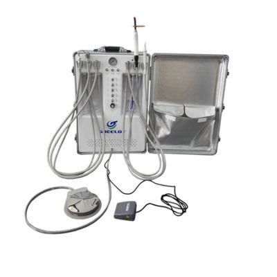 Medical Vet Pet Clinic Use Animal Veterinary Portable Dental Unit with Air Compressor