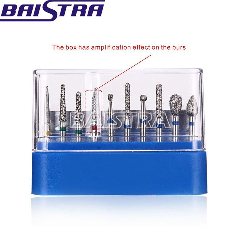 Dental Porcelain Shouldered Abutment Polishing Diamond Burs Kit