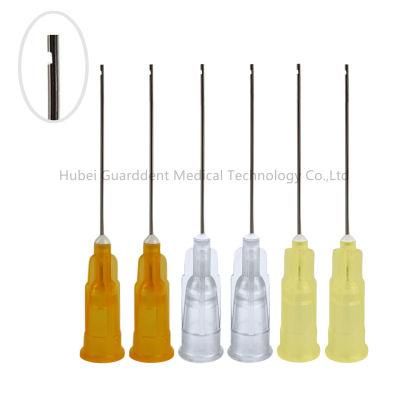 Half Cut/Double Vented/Side Vented Needles Dental Endodental Endo Irrigation Needle Disposable Syringe Tip