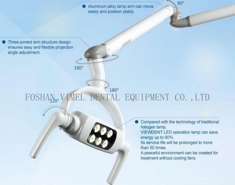 New Ceiling Mounted LED Dental Operation Lamp Light