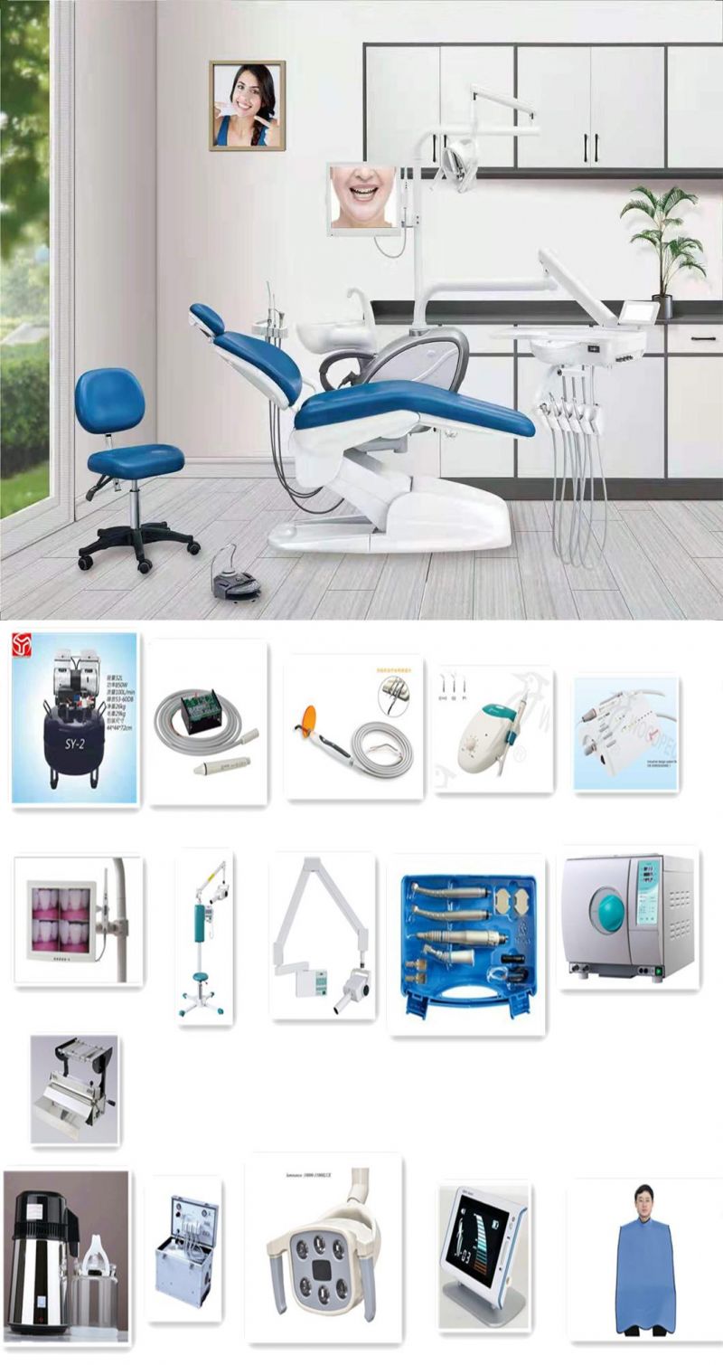 China Supplier Dental Laboratory Equipment Comprehensive Dental Unit with Woodpecker Ultrasonic Scaler