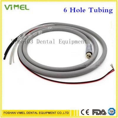 6-Hole Connecting Hose Tube Tubing for Dental Fiber Optic Handpiece