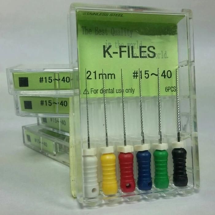 Dental K File Hand Use Stainless Steel Root Canal Files