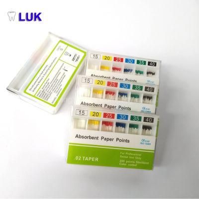 Hot Sell Dental Filling Material Absorbent Paper Points