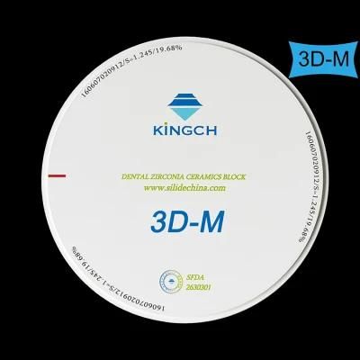 CE Certificated Dental Zirconia Pucks Zirconia Blanks for CAD Cam Milling System