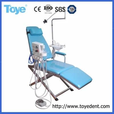 Luxury Type-Folding Chair Dental Unit with Portable Turbine