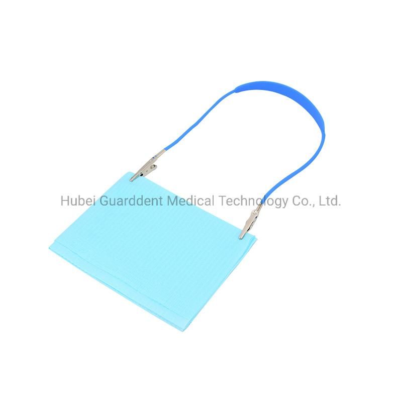 Chinese Manufacture High Quality Silicon Material Dental Bibs Holder, Medical Plastic Bendable