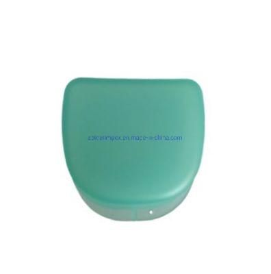 High Quality Dental Supply Denture Storage Box Plastic Orthodontic Dental Retainer Case Denture Box