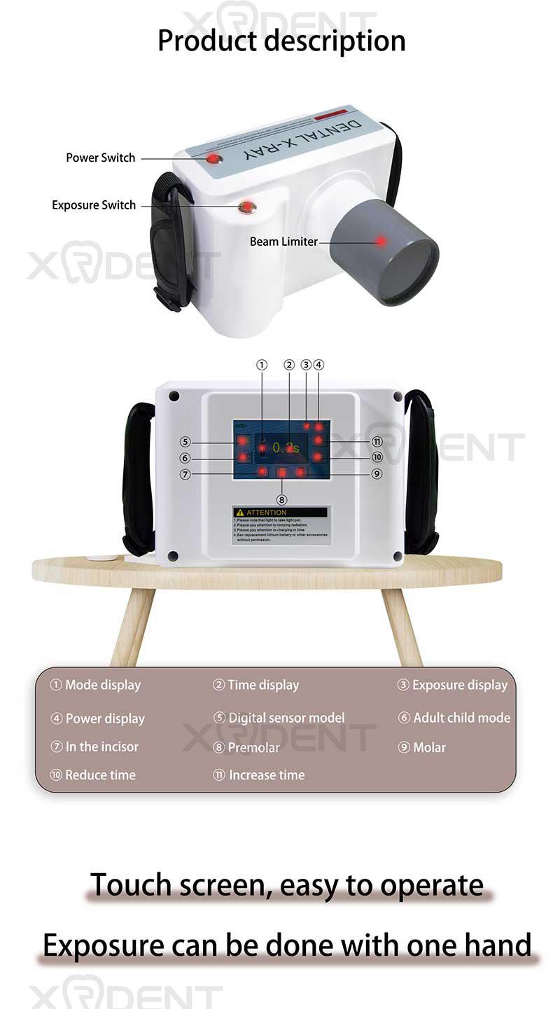 Good Touch Screen Imaging System Portable Dental X-ray Machine