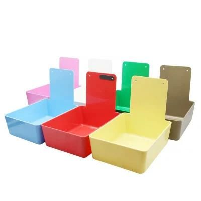 Dental Lab Work Case Box Pan Tray with Clip Holder Denture Box Case