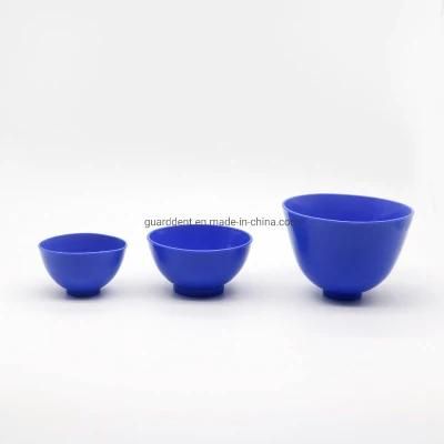 Plastic Practical Dental Silicone Rubber Impression Plaster Mixing Bowl Different Sizes