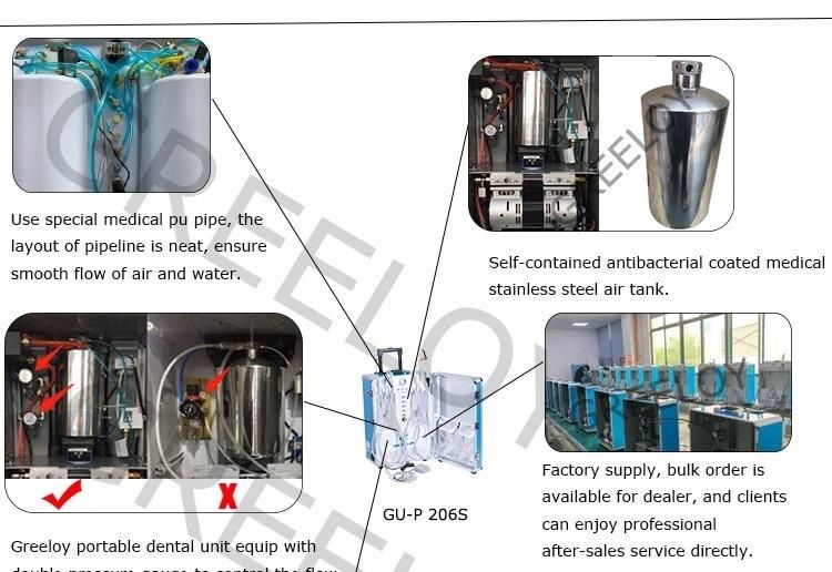 Dental Care Mobile Dental Unit with Ultrasonic Scaler