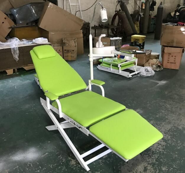 Folding Chair Portable Dental Chair with LED for Dentist Clinic