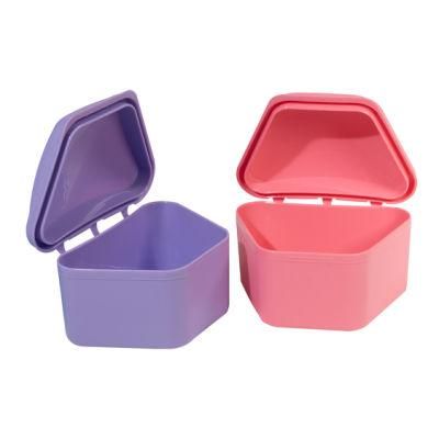 Plastic Full Denture Bath Container/ Retainer Storage Dental Appliance Box