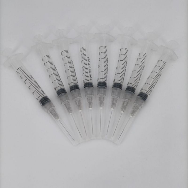 Dental Disposable 3cc Syringe for Irrigation Purpose Medical Standard