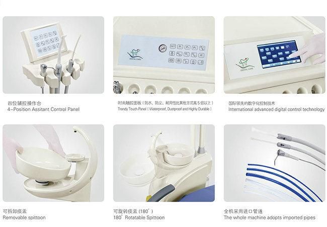 Good Quality Dental Unit Chair Down-Mounted Dental Equipment Clinic Use