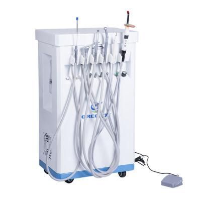 Portable Dental Unit Dental Cart with 3-Way Syringe