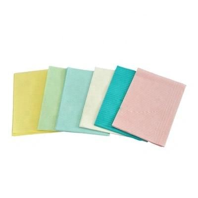 Dental Material Waterproof Disposable Dental Bibs Dental Bibs Paper-Film Draping