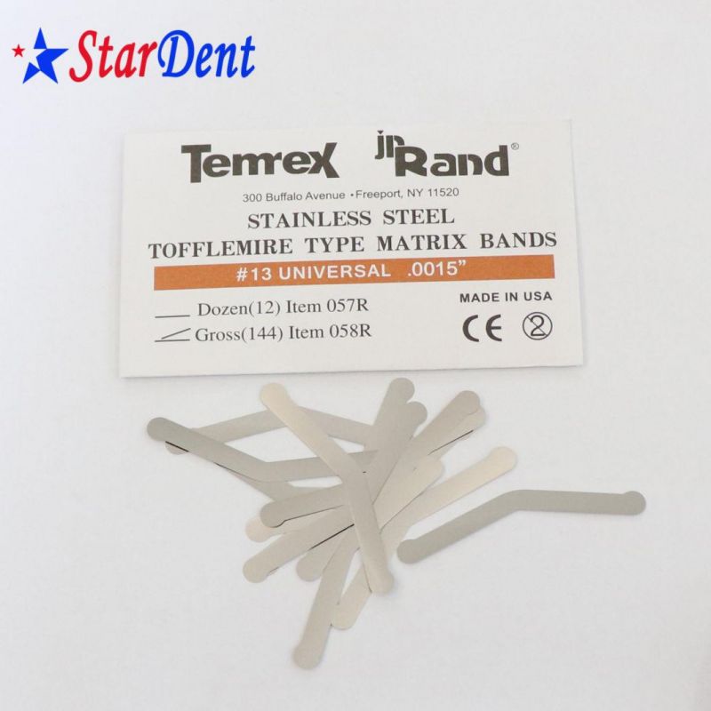 Dental Steel Matrix J Bands of Clinic Hospital Medical Lab Surgical Diagnostic Dentist Equipment