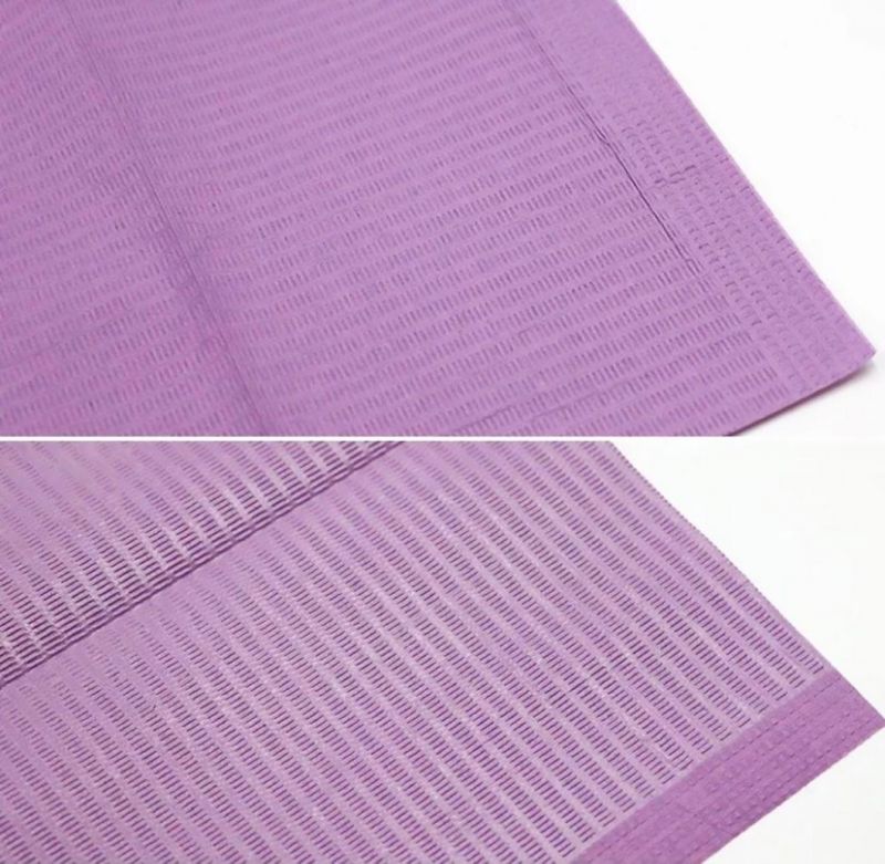 Safety Protection Disposable Colorful 3-Ply Changing Pad Medical Disposable Dental Bibs