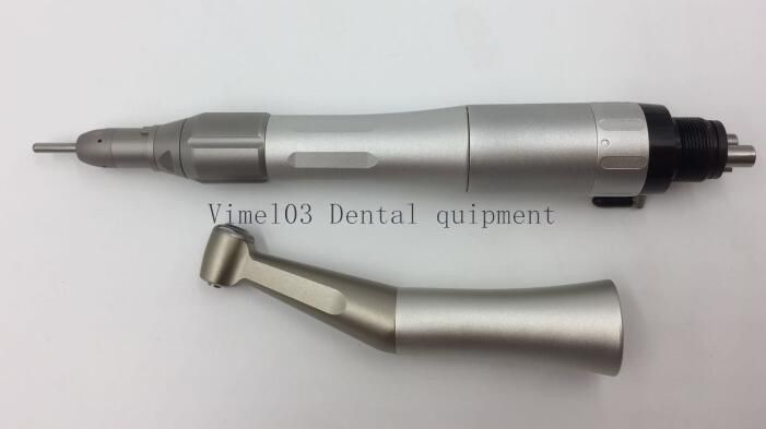 Dental Low Speed Handpiece Kit Straight Contra Push Air Motor