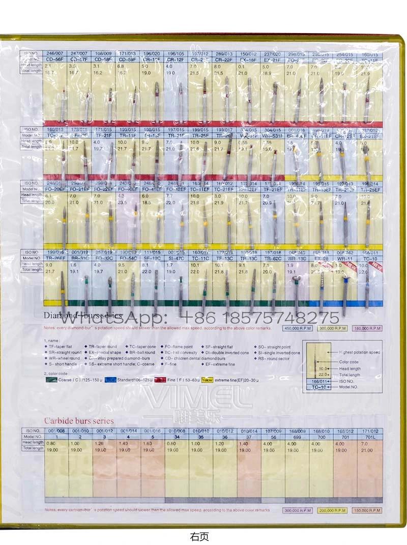 Dental Carbide Burs Dental Laboratory Material