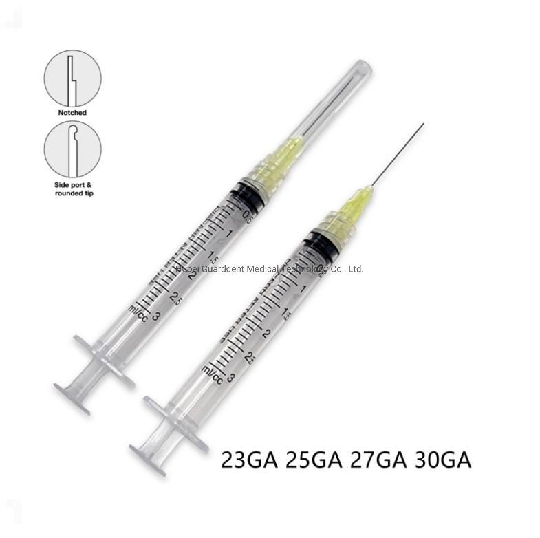 Disposable Dental Irrigation Syringe Dental Syringe with Needle 3cc