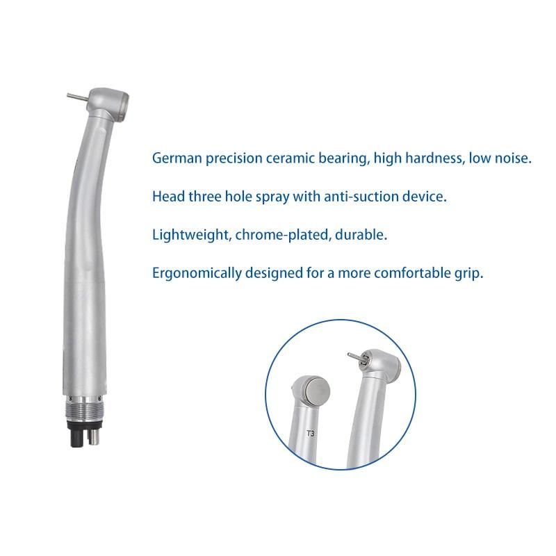 German CE 3 Way Spray High Speed Dental Turbine